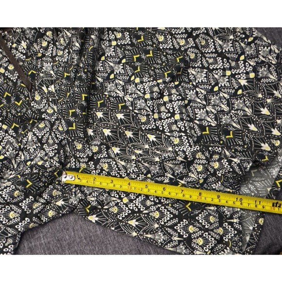 Patagonia Swim Trunks Mens Green Yellow Floral Bathing Suit Board Shorts Size 36 - Picture 5 of 7